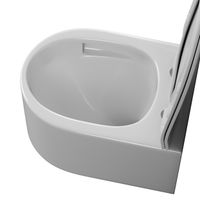 Унитаз подвесной Grossman Thin Rim (500х360х362) тонкий ободок,белый с тонкой крышкой,микролифт,смыв торнадо,1 место арт-GR-5606SQ — фото 4, Подвесные унитазы