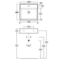 Товар: Раковина SIMAS AGILE подвесная или накладная с одним отверстием цвет белый AG51 - фото 2 Раковина SIMAS AGILE подвесная или накладная с одним отверстием цвет белый AG51 — фото 2, Раковины накладные