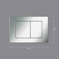 I090251 PrimeFit S, клавиша для инсталляции пластик, хром глянцевый — фото 3, Кнопки смыва