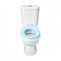 КАСПЕР Унитаз-компакт детский, горизонт. выпуск,1-а режим.арм,сиденье полипроп, пл.кр,голубой,САНТЕК 1WH501846 — фото 1, Напольные унитазы