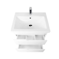 Тумба под раковину VIANT КУБА 60 подвесная белый арт-VKUB60CO-T2YP — фото 3, Тумбы под раковину