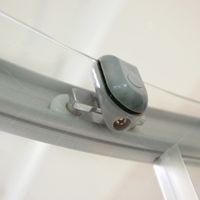 Душевая кабина RGW AN-208 80x80x200, полукруглая, раздвижные двери, профиль матовый хром, стекло прозрачное, арт-381320888-12 — фото 14, Душевые кабины