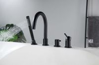 Товар: Смеситель на борт ванны на 4 отв. AQUATEK, матовый черный AQ1348MB ЕВРОПА - фото 1 Смеситель на борт ванны на 4 отв. AQUATEK, матовый черный AQ1348MB ЕВРОПА — фото 1, Смесители на борт ванны