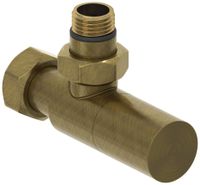 Вентиль Вентиль Сунержа угловой цилиндр (G 1/2" НР х G 3/4" НГ) Состаренная бронза 05-1400-1234 — фото 3, Комплектующие для полотенцесушителей