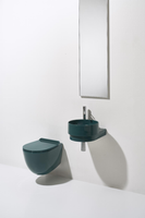 Раковина SIMAS PO-MO подвесная или накладная без отверстий цвет белый арт-PO05 — фото 3, Раковины накладные