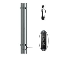 Полотенцесушитель Пэк сп Вектор 120*15 графит ВГП арт-ПэкспВектор120*15графВГП — фото 1, Электрические полотенцесушители