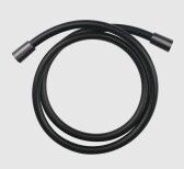 Шланг для душа, Gessi, Cromalux, длина шланга, мм-1500, с коническим соединением, стандарт подвода воды-1/2", цвет-Black Metal Brushed PVD арт-01637.707 — фото 1, Душевые шланги