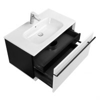 ANETO Тумба под раковину VICTORIA-N UNIK 80, белый глянец, ROCA арт-7857430806 — фото 3, Тумбы под раковину