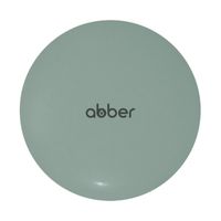 Накладка на слив для раковины ABBER AC0014MCG светло-зеленая матовая, керамика — фото 1, Комплектующие для душевого оборудования