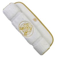 Коврик д/ванной комнаты 60х60 см., вышивка логотип MIGLIORE, белый, окантовка золото арт-31927 — фото 6, Коврики для ванной комнаты