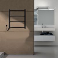 Полотенцесушитель электрический AZARIO VERONA 500/600 4 секции, диммер слева, черный арт-AZ04756B — фото 4, Электрические полотенцесушители