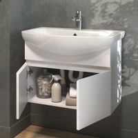 Тумба под раковину VIGO Wing 70 подвесная белый (tp.WIN.BAL.70.2D белый) — фото 3, Тумбы под раковину