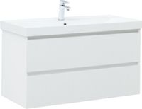 Товар: Тумба с раковиной Aquanet Альтера 100 цв. белый матовый 00340710 - фото 5 Тумба с раковиной Aquanet Альтера 100 цв. белый матовый 00340710 — фото 5, Тумбы с раковиной