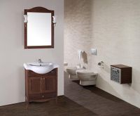 Комплект мебели для ванной Салерно 65 (Белый Патина Серебро) арт-969501 — фото 6, Комплекты мебели для ванной