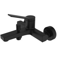 Смеситель для ванны и душа Azario VISE с ручным душем, керамический картридж, черный матовый арт-AZ-VSA238330PA — фото 1, Смеситель для ванны