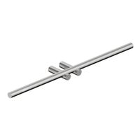 Товар: Полотенцедержатель двойной ABBER Osten 316 AA1855BST сталь брашированная - фото 1 Полотенцедержатель двойной ABBER Osten 316 AA1855BST сталь брашированная — фото 1, Полотенцедержатели