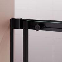 Товар: Душевой уголок RGW LE-41B (LE-12B + Z-050-2B) 1200x1000, профиль черный, стекло прозрачное, арт-34124102-014 - фото 4 Душевой уголок RGW LE-41B (LE-12B + Z-050-2B) 1200x1000, профиль черный, стекло прозрачное, арт-34124102-014 — фото 4, Прямоугольные душевые уголки