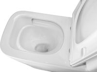 Унитаз-компакт Azario Etéreo 640х370х810 напольный, безободковый, система смыва "Скрытое Торнадо", с быстросъемным сиденьем микролифт арт-AZ-8203 — фото 5, Напольные унитазы