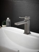 Смеситель для раковины BELZ , оружейная сталь, арт-B10658-3 — фото 3, Смесители для раковины