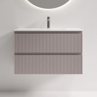 Тумба подвесная SANCOS Snob R 790х390х500, c двумя ящиками оснащенными доводчиками, Doha Soft, арт.SNR80/39SM — фото 1, Тумбы под раковину