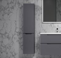 AQM9003GM "S3" Пенал подвесной, цвет антрацит. — фото 1, Пеналы для ванной комнаты