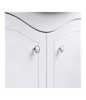 Напольная тумба с двумя дверцами и нижним ящиком м умывальником арт-FR0108 — фото 3, Тумбы с раковиной