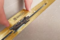 Желоб BERGES водосток SIMPEL 600, золото глянец, S-сифон D50/105 H50 вертикальный арт-092011 — фото 7, Душевые лотки