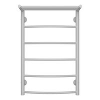 Полотенцесушитель водяной AZARIO VERONA 500/800 с полкой, 5 секций, нижнее/диагональное подключение, 1/2", белый арт-AZ83862PW — фото 4, Водяные полотенцесушители