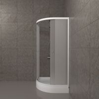 ДО Вельвет 80*80 А (3 места+сифон D90) арт-Щ0000064624 — фото 4, Душевые уголки четверть круга