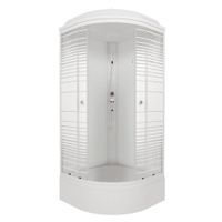 ДК Полосы 90*90 В (7 мест+сифон D50) арт-Щ0000061848 — фото 8, Душевые кабины