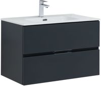 Товар: Тумба под раковину Aquanet Алвита New 80 2 ящика, антрацит 00277515 - фото 10 Тумба под раковину Aquanet Алвита New 80 2 ящика, антрацит 00277515 — фото 10, Тумбы под раковину