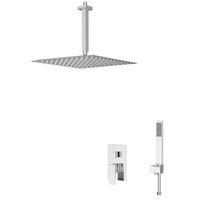 Душевая система встраиваемая D&K Bayern.Liszt , хром арт-DA1515801A19 — фото 1, Встраиваемые душевые комплекты