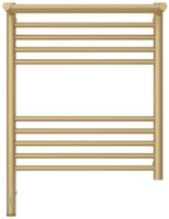 Полотенцесушитель электрический Сунержа Богема 3.1 с полкой 600х500 МЭМ левый Матовая шампань арт-022-6006-6050 — фото 1, Электрические полотенцесушители