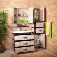 Товар: Пенал Бриклаер ТЕХАС 35 см, кантри/венге 4627125412615 - фото 5 Пенал Бриклаер ТЕХАС 35 см, кантри/венге 4627125412615 — фото 5, Пеналы для ванной комнаты