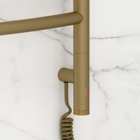 Товар: Полотенцесушитель электрический Сунержа Галант 3.1 600х600 МЭМ правый Матовое золото арт-032-6001-6060 - фото 2 Полотенцесушитель электрический Сунержа Галант 3.1 600х600 МЭМ правый Матовое золото арт-032-6001-6060 — фото 2, Электрические полотенцесушители