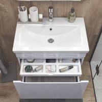 Тумба под раковину VIGO Grani 70 подвесная белый (165) — фото 4, Тумбы под раковину