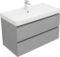 Товар: Тумба с раковиной Aquanet Вега 2.0 90 2 ящ. цв.мисти грин (раковина Ирис) 00344748 - фото 6 Тумба с раковиной Aquanet Вега 2.0 90 2 ящ. цв.мисти грин (раковина Ирис) 00344748 — фото 6, Тумбы с раковиной
