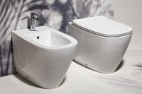 Товар: Биде SIMAS JUNIPER Напольное приставное с одним отверстием цвет белый JU04 - фото 3 Биде SIMAS JUNIPER Напольное приставное с одним отверстием цвет белый JU04 — фото 3, Биде напольные