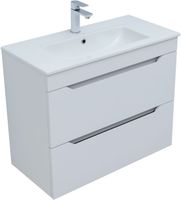 Товар: Тумба с раковиной Aquanet Практика 80 2 ящ. цв.белый матовый 00335760 - фото 7 Тумба с раковиной Aquanet Практика 80 2 ящ. цв.белый матовый 00335760 — фото 7, Тумбы с раковиной