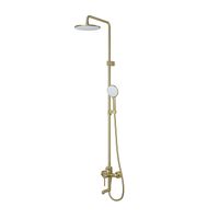 Душевая система с тропическим душем и изливом IDDIS Aiger арт-AIGMG3Fi06 — фото 1, Душевые стойки