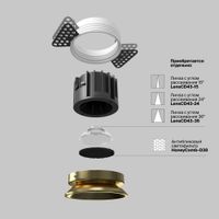 Товар: Встраиваемый светильник Technical DL058-12W3K-TRS-BS - фото 15 Встраиваемый светильник Technical DL058-12W3K-TRS-BS — фото 15, Точечные светильники