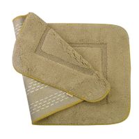 Товар: Коврик д/ванной комнаты 60х120 см., вышивка логотип MIGLIORE, капучино, окантовка золото 31916 - фото 4 Коврик д/ванной комнаты 60х120 см., вышивка логотип MIGLIORE, капучино, окантовка золото 31916 — фото 4, Коврики для ванной комнаты