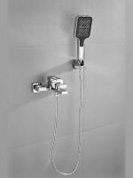 Смеситель для ванны с душем BELZ, хром, арт-B60658 — фото 3, Смеситель для ванны