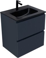 Тумба с раковиной Aquanet Джейн 60 цв.маренго (раковина Flat) 00332541 — фото 5, Тумбы с раковиной