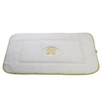 Товар: Коврик д/ванной комнаты 60х100 см., вышивка логотип MIGLIORE, белый, окантовка золото 31923 - фото 6 Коврик д/ванной комнаты 60х100 см., вышивка логотип MIGLIORE, белый, окантовка золото 31923 — фото 6, Коврики для ванной комнаты