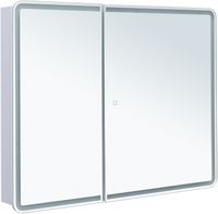Зеркальный шкаф Aquanet Оптима 100 с LED подсветкой арт-00341427 — фото 1, Зеркальные шкафы в ванную