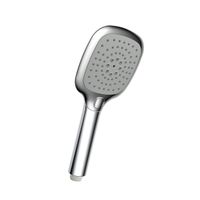 Лейка душевая квадратная 3-функциональная 110х253 мм, хром, блистер, LM, арт-LM1014C — фото 1, Лейки для душа