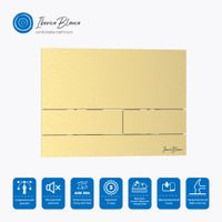 Комплект 3в1 IBERICA BLANCA инсталляция SILENCIO MINI, унитаз BURGOS ALTO белый, кнопка смыва INOX-S золото матовое (IB.001M.BRA.234.1603) — фото 11, Комплекты унитаз + инсталляция