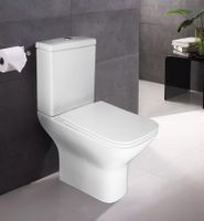 Унитаз-компакт Azario Iris 600х380х775 напольный, безободковый, с сиденьем микролифт (AZ 8353) арт-AZ-8353 — фото 13, Напольные унитазы