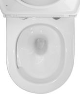 Унитаз подвесной Azario TERSO 495x360x370 безободковый, слив "Скрытое Торнадо" с быстросъемным сиденьем "Микролифт" арт-AZ-092E-UQ3 — фото 7, Подвесные унитазы